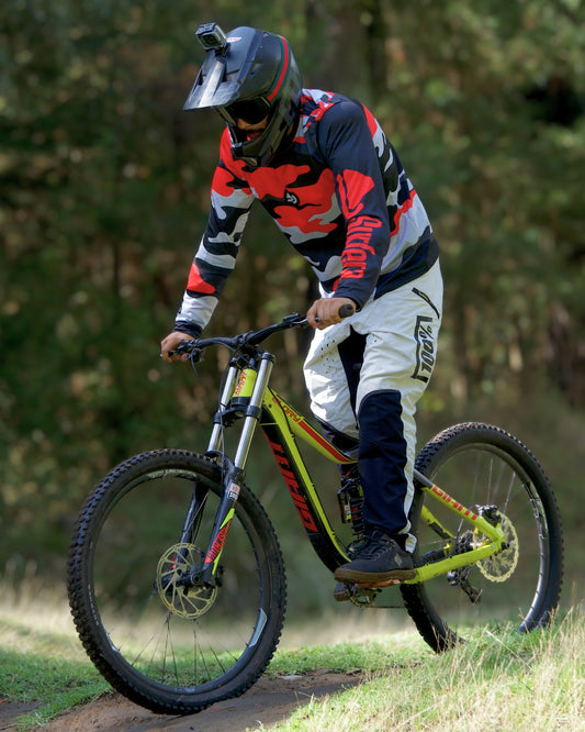 Jersey Técnico de MTB Red Camo