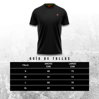Guía de tallas Jersey de MTB Serie 02 Surfera