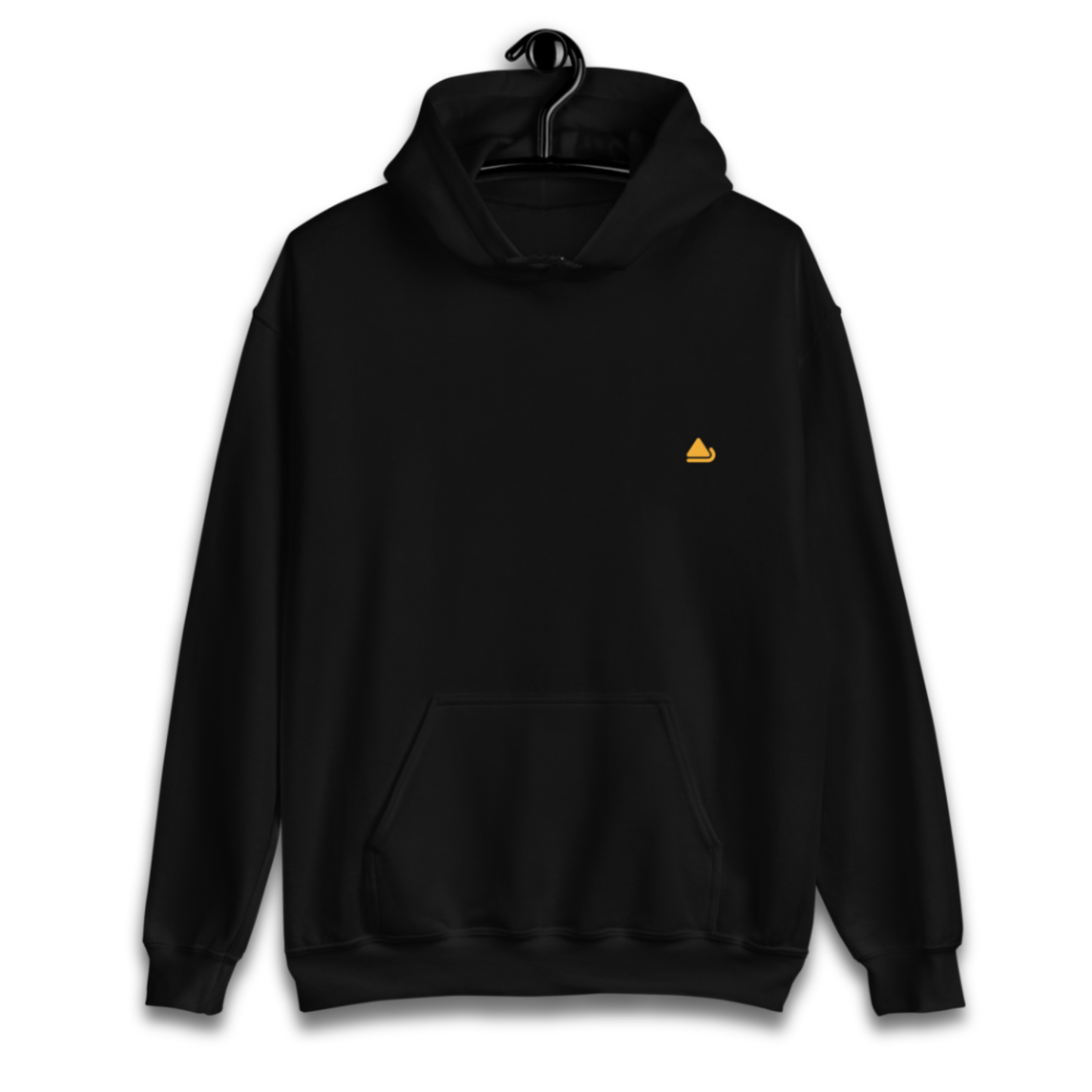 Hoodie WildRabbit Surfera vista frontal negro