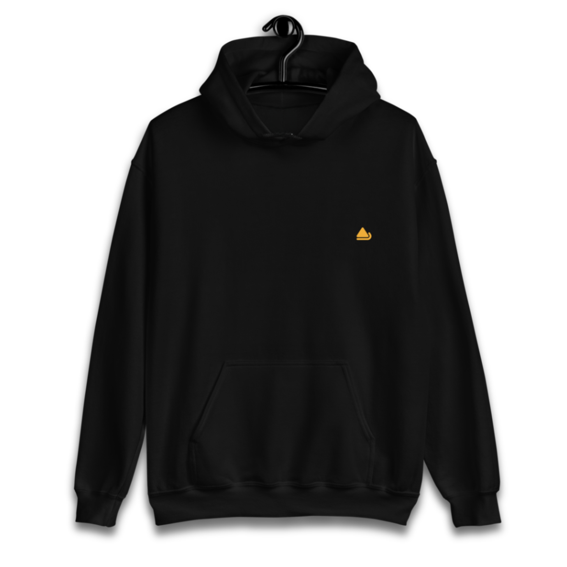Hoodie WildRabbit Surfera vista frontal negro