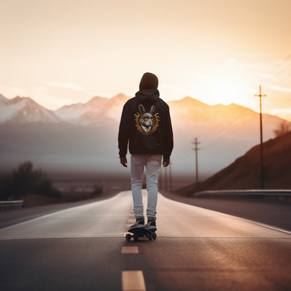 Hoodie WildRabbit Surfera streetwear uso diario