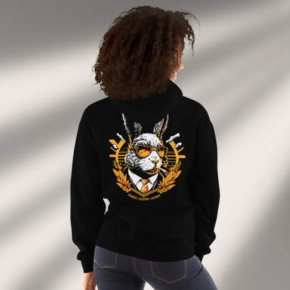 Hoodie WildRabbit Surfera mujer sudadera algodón premium