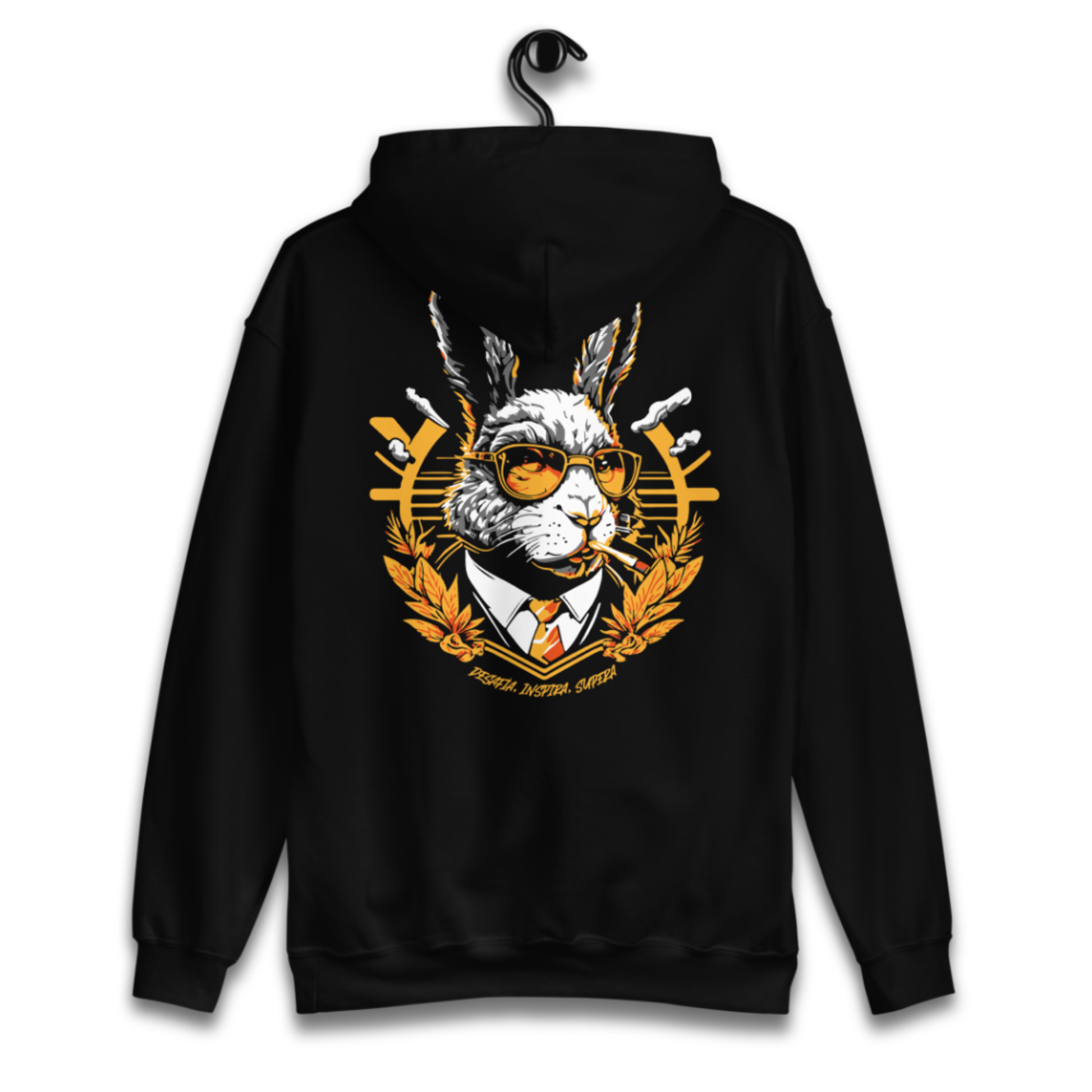 Hoodie WildRabbit Surfera vista trasera diseño exclusivo